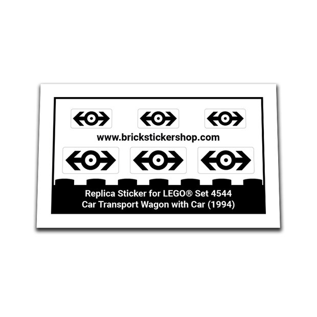 Replacement Sticker for Set 4544 - Car Transport with Car