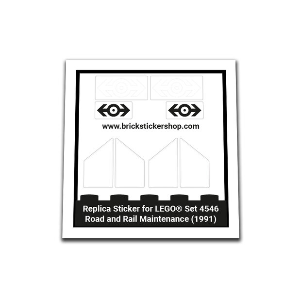 Replacement Sticker for Set 4546 - Road and Rail Maintenance