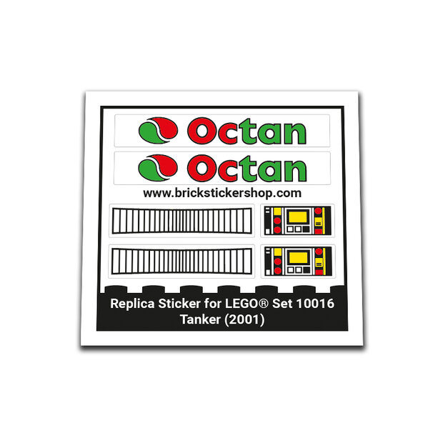 Replacement Sticker for Set 10016 - Tanker
