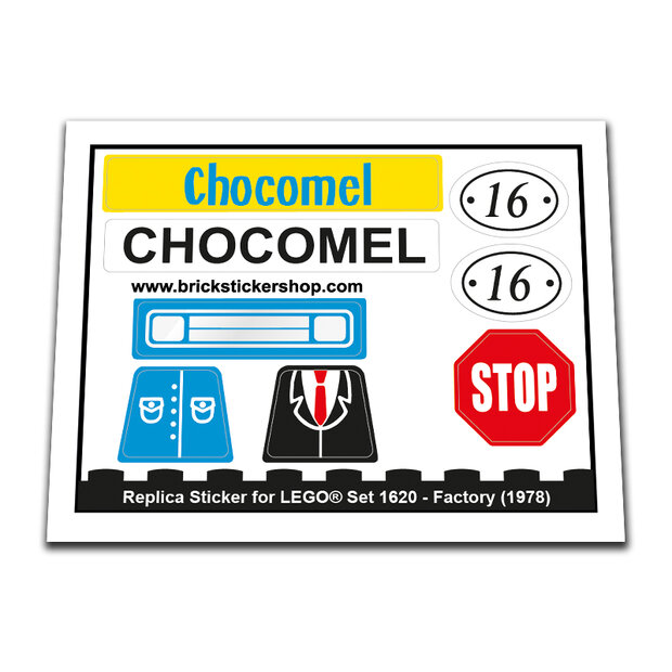 Replacement Sticker for Set 1620 - Factory