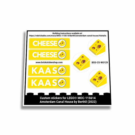 Custom Sticker - Amsterdam Canal House door Berthil