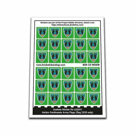 Custom Sticker - Haldor Ferdinands Army Flags