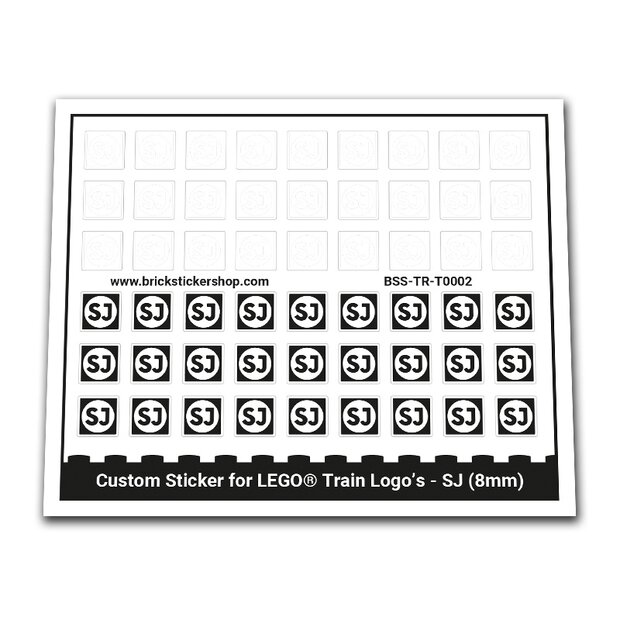 Custom Sticker - SJ Logo&#039;s 8mm