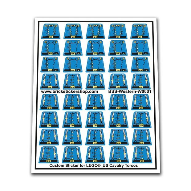 Custom Sticker - US Cavalry Torsos