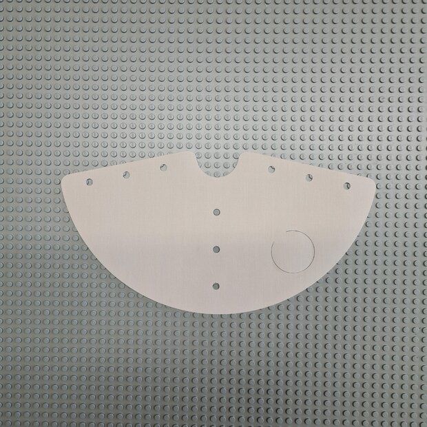 Custom Stof - Tepee Cover met Plain Broken White Colour (x172px2)