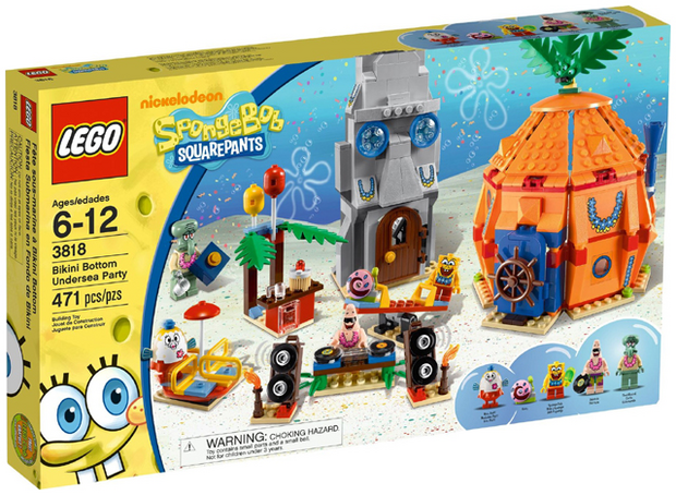 Replacement Sticker for Set 3818 - Bikini Bottom Undersea Party