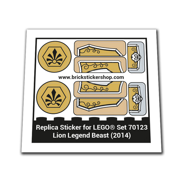 Replacement Sticker for Set 70123 - Lion Legend Beast