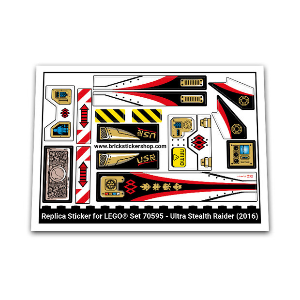 Custom Replacement Lego Stickers Brickstickershop BrickStickerShop