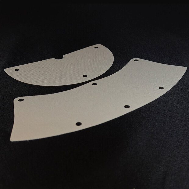 Custom Stof - Castle Pavilion Tent met Tan Background