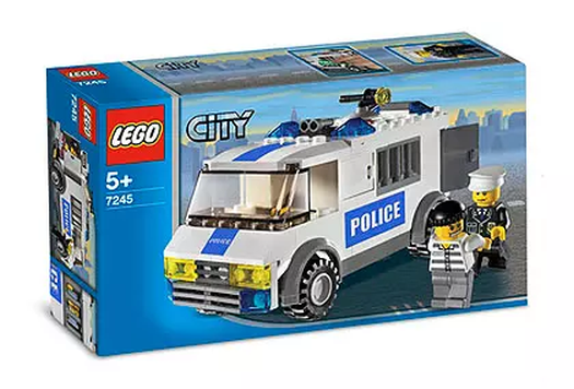 Replica Sticker voor Set 7245 - Prisoner Transport (Blue)