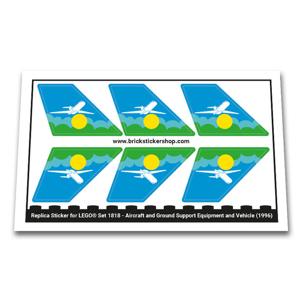 Replacement Sticker for Set 1818 - Aircraft and Ground Support Equipment and Vehicle