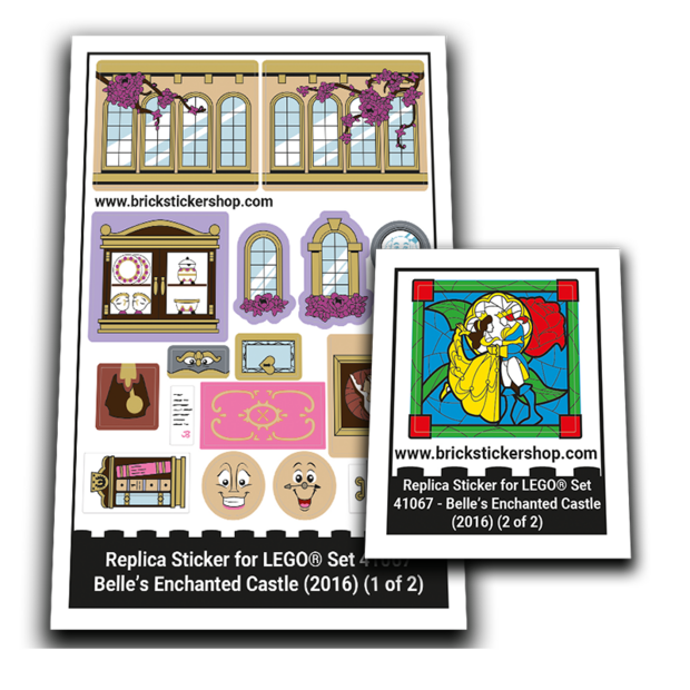 Replacement Sticker for Set 41067 - Belle&#039;s Enchanted Castle