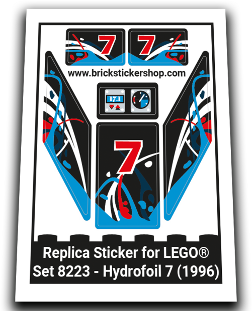 Replacement Sticker for Set 8223 - Hydrofoil 7