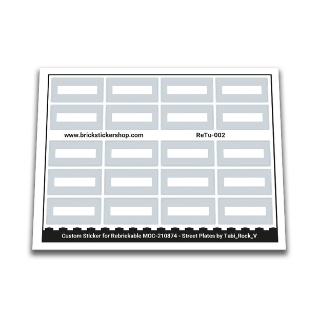 Custom Sticker - Two Street Plates by Tubi_Rock_V