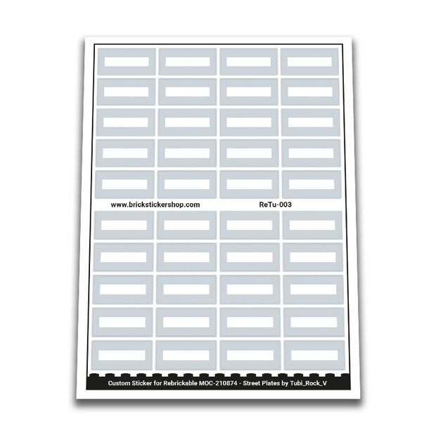 Custom Sticker - Two Street Plates by Tubi_Rock_V