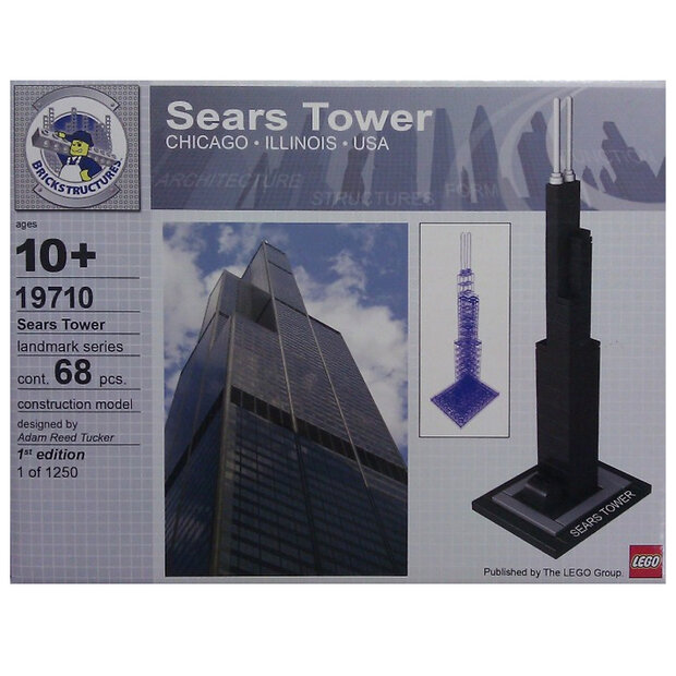 Replacement Sticker for Set 19710 - Sears Tower