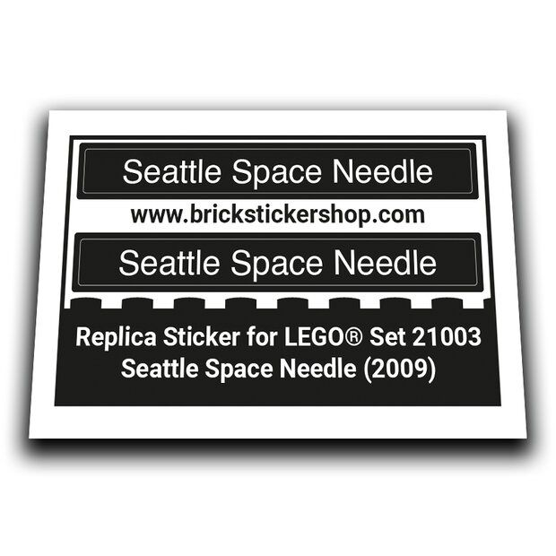 Replacement Sticker for Set 21003 - Seattle Space Needle