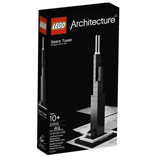 Replacement Sticker for Set 21000 - Sears Tower