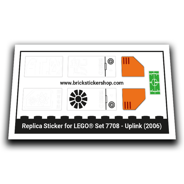 Replacement Sticker for Set 7708 - Uplink