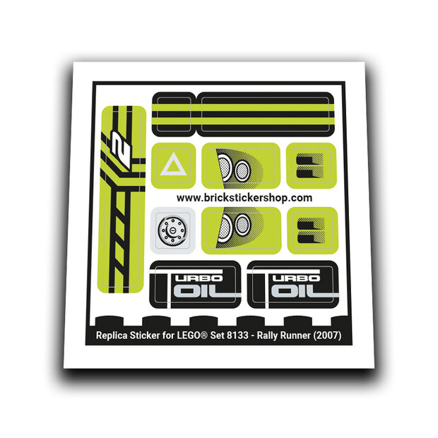 Replacement Sticker for Set 8133 - Rally Runner