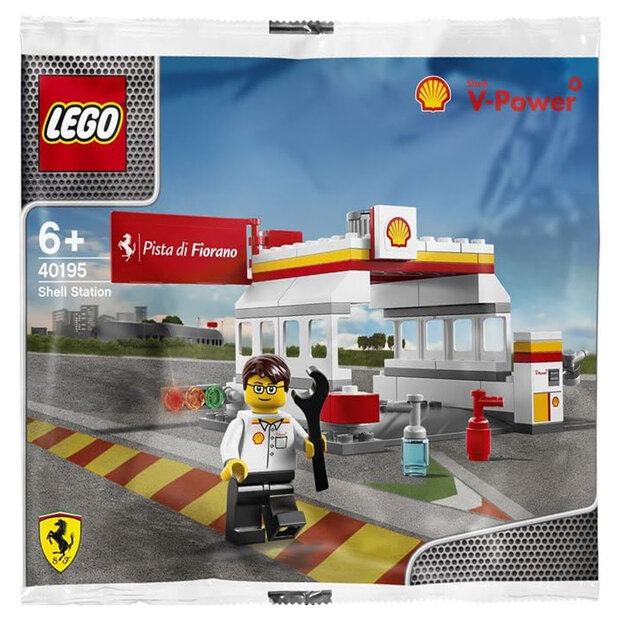 Replacement Sticker for Set 40195 - Shell Station polybag