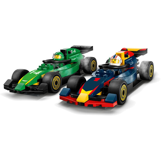 Alternative Sticker for Set 60445 - Truck with RB20 &amp; AMR24 Cars