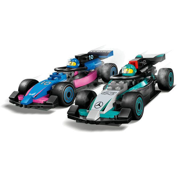 Alternative Sticker for Set 60444 - Garage &amp; Mercedes-AMG &amp; Alpine Cars