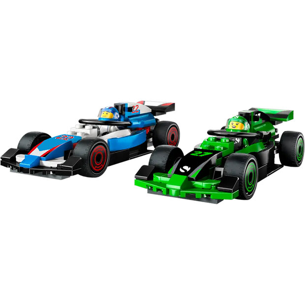 Alternative Sticker for Set 60474 - Grid with VCARB &amp; Sauber Race Cars