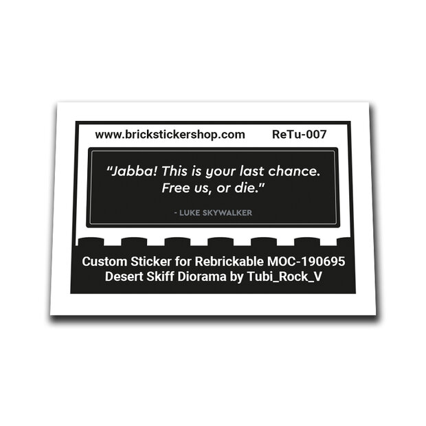 Custom Sticker - Desert Skiff Diorama by Tubi_Rock_V