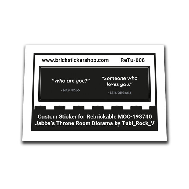 Custom Sticker - Jabba&#039;s Throne Room Diorama by Tubi_Rock_V