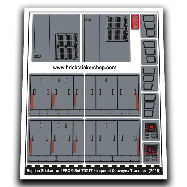 Replacement Sticker for Set 75217 - Imperial Conveyex Transport