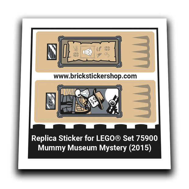Replacement Sticker for Set 75900 - Mummy Museum Mystery