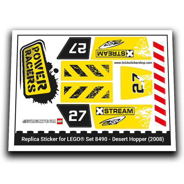 Replacement Sticker for Set 8490 - Desert Hopper