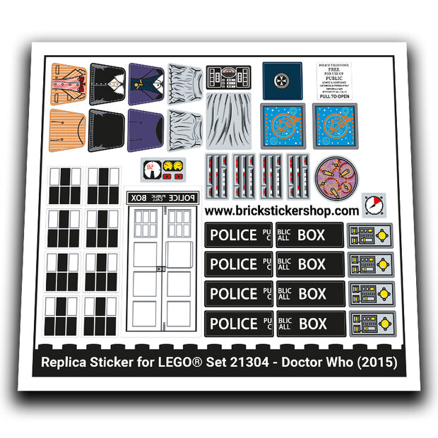 Replacement Sticker for Set 21304 - Doctor Who