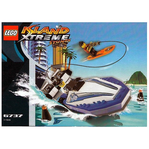 Ersatzaufkleber f&uuml;r Set 6737 - Wake Rider (Wave Catcher)