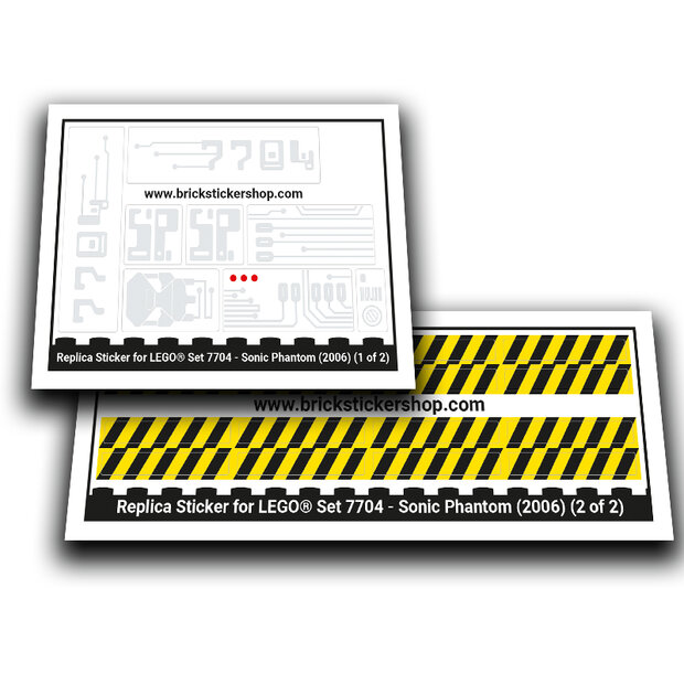 Replacement Sticker for Set 7704 - Sonic Phantom