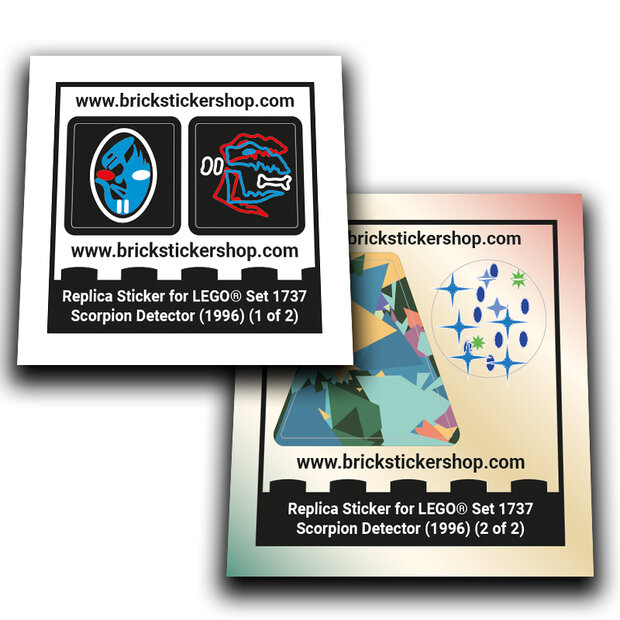 Replacement Sticker for Set 1737 - Scorpion Detector