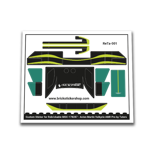 Custom Sticker - Aston Martin Valkyrie|Valkyrie AMR Pro Bundle by Taters