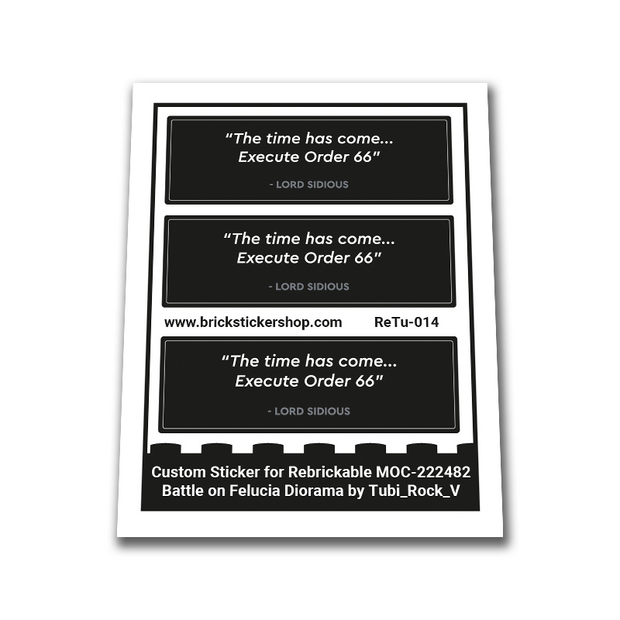 Custom Sticker - Battle on Felucia Diorama by Tubi_Rock_V