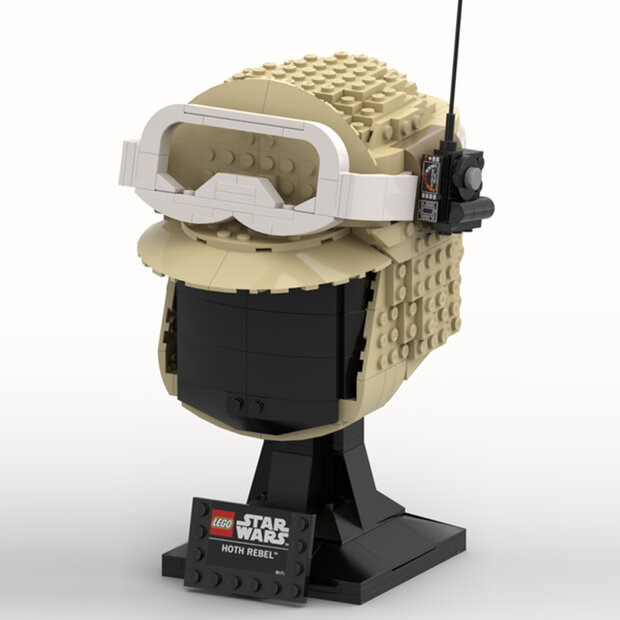 Custom Sticker - Hoth Rebel &ndash; SW Lego Helmet Collection style by Albo.Lego