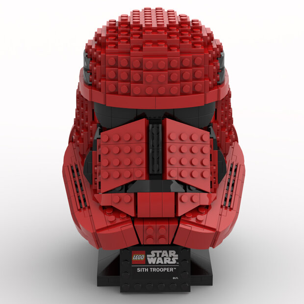 Custom Sticker - Sith Trooper &ndash; SW Lego Helmet Collection style by Albo.Lego