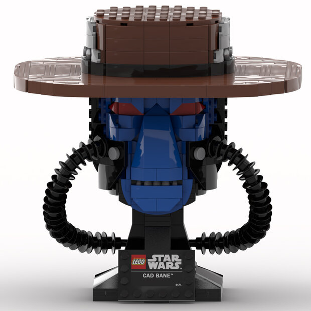 Custom Sticker - Cad Bane &ndash; SW Lego Helmet Collection style by Albo.Lego