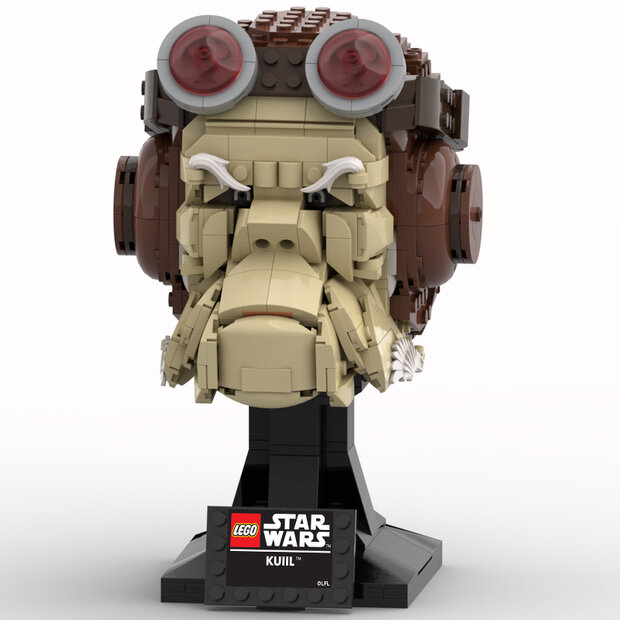 Custom Sticker - Kuiil &ndash; SW Lego Helmet Collection style by Albo.Lego