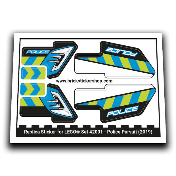 Replacement Sticker for Set 42091 - Police Pursuit