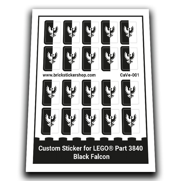 Custom Sticker - Black Falcon Vests