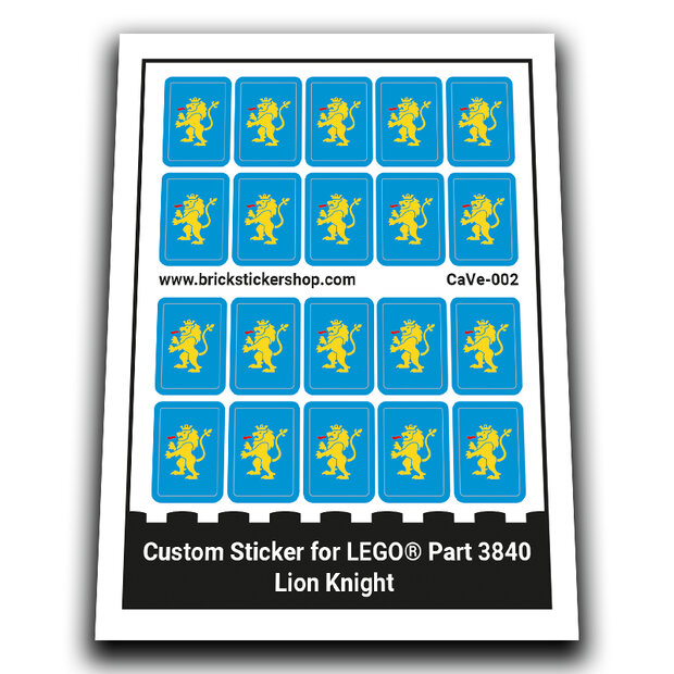 Custom Sticker -Lion Knight Vests