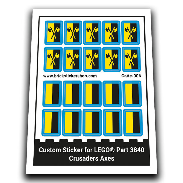 Custom Sticker - Crusaders Axes Vests