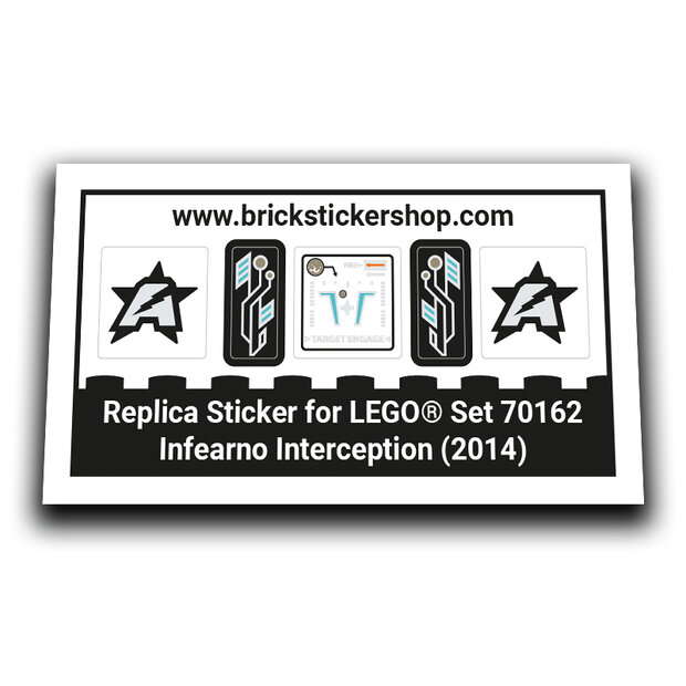 Replacement Sticker for Set 70162 - Infearno Interception