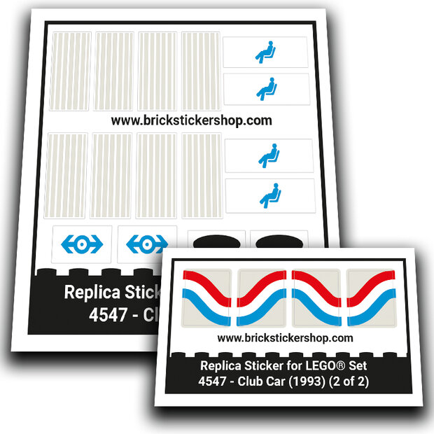 Replacement Sticker for Set 4547 - Club Car