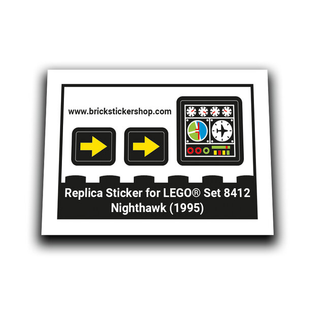 Replacement Sticker for Set 8412 - Nighthawk